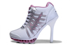 Air Max Womens Heels 2009 in White & Silver/Pink