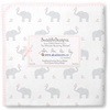 Фланелевая пеленка для новорожденного SwaddleDesigns PP Elephants/Chicks