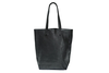 baggu black leather tote