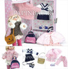 Чемоданчик маленькой модницы Кукла Petitcollin "Camille", с подарочным гардеробом-чемоданчиком