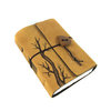 Handmade Leather Book Journal Diary Notebook, Overgrown