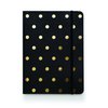 Black and Gold Foil Dot Notebook