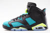 Women Size "Turbo Green" and Black/Volt Ice Shoes Jordan Brand 6 World Cup Brazil