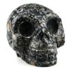 Carved Fossil Stromatolite Skull