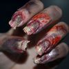 Back from the grave nails for Halloween