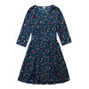 SCATTERED STARS 3/4 SLEEVE DRESS