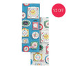 SET OF 2 CLOCKS WAFFLE TEA TOWELS