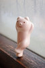 Little Pink pig ceramic brooch