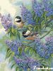 Dimensions "Chickadees and Lilacs"