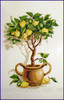Рисование камнями Лимонное дерево
