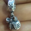 Pandora CHRISTMAS ORNAMENT SILVER DANGLE WITH CUBIC ZIRCONIA