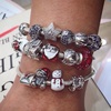 Pandora SANTA CLAUS SILVER CHARM WITH RED AND WHITE ENAMEL