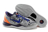 Kobe Bryant 8 VIII NBA Lakers Basketball Shoes in Grey Orange Purple Blue Colorway