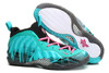 Nike Air Foamposite One Athletic Footwear - South Beach Doernbecher Colorway Teal with Black and Pink