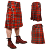 scotch kilt, boots