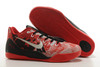 Air Kobe Bryant 9 Low Premium Collection EM "Gym Red" Metallic Silver with Bright Crimson Mens Sports Footwear