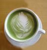Зеленый чай латте