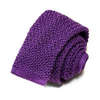 Фиолетовый вязаный шарф (hand-made)