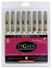 Sakura Pigma Micron Pen (Set of 8, Various Sizes)