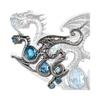 Подвеска на цепочке «Водный дракон» Aqua Dragon Necklace