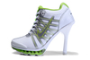 Air Max Heels Boots 2009 in White/Metallic Silver and Lime for Ladies