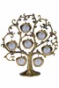 Фоторамка Семейное дерево латунного цвета