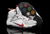 Big Kids Nike Air Zoom LeBron 12 XII White/Red/Black Training Shoes - Big Kids