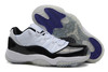 Mens Low Concord Black Dark Concord and White Michael Jordan Retro 11 Basketball Shoes