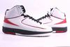 jordan 2 retro white red black footwear