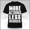 Celldweller - More Actions, Less Words Guys T-Shirt