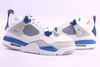 Nike Air Jordan 4 Retro White/Blue Men's