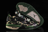Glow in the Dark- Michael 4 Army Camo Green Nike Brand Footwear for Men