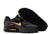 Nike Air Max 90 Leather Black Zest Anthracite Running Trainers