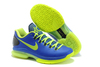 Womens Kevin Durant KD 5 Elite "Superhero" Hyper Blue Volt Blackened Blue Athletic Sneakers