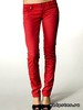 красные (плотные) джинсы