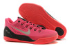 Nike Air Kobe 9 IX Kay Yow "Think Pink" Silver Black Mens Low Athletic Shoe