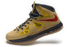 Nike Zoom Lebron 10 Gold Medal/University Red/Yellow/Black - Men Shoe