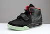 Nike Air Yeezy II Sneakers BlackSolar-Red Glow In The Dark Jordan Shoes