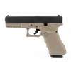 Пистолет пневматические WE GLOCK-17 gen3, металл слайд, GP616 (TAN)