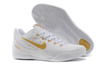 Low Nike Brand Kobe 9 EM Footwear Men size White Gold Colorway