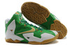 Buy Nike Air LeBron NBA Basketball Shoes 11 Gold/White/Green Colors Online