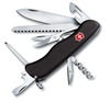 Солдатский нож с фиксатором лезвия Victorinox OUTRIDER черный