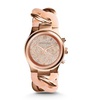 MICHAEL KORS RUNWAY TWIST ROSE GOLD-TONE WATCH