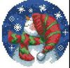 снеговик из santa and snowman ornament dimesnions