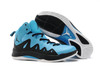 Cheap Sale Nike Air Michael Jordan Prime Mania Training Snekers in Color Black/White/Dark Powder Blue