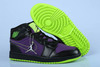 Mens Shoe in Green Black Purple Nike Air Jordan Retro 1 Discount