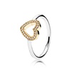 кольцо Pandora золото серебро
