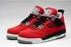 Heads Up: Jordan IV Retro GS Customs By Toro Bravo Women Size Basketball Sneaker Release - Fire Red & Black