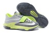 Zoom KD 7 Nike Brand Mens Kevin Durant Training Footwear in Colorway Electric Green and Grey