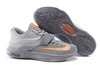 Nike Brand Zoom KD VII Mens Urban Orange/Wolf Grey/Silver Sports Shoes - "Texas Longhorns" PE